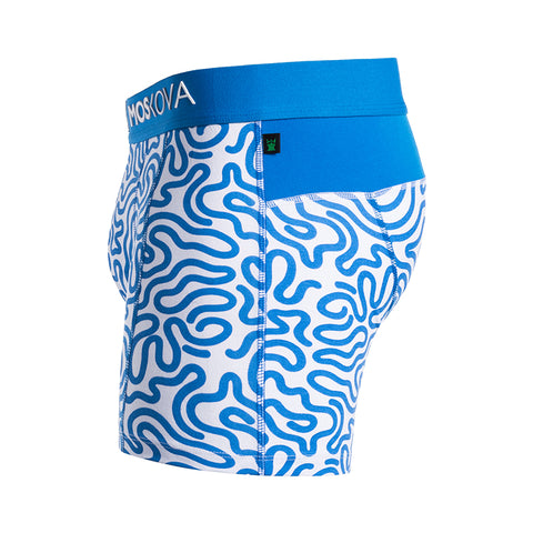 M2 COTTON - LABYRINTHE BLUE - LABL