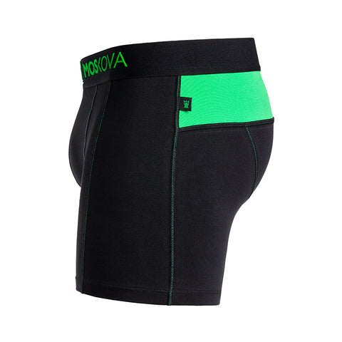 M2 COTTON BLACK/GREEN - BKGN