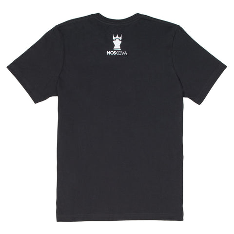 MOSKOVA FONT TEE - BLACK