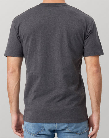HO25 TEE CORPO CROWN- HEATHER CHARCOAL