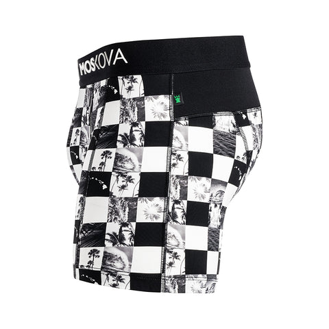 BOXER M2S POLYAMIDE - HICK -HAWAIAN CHECKER