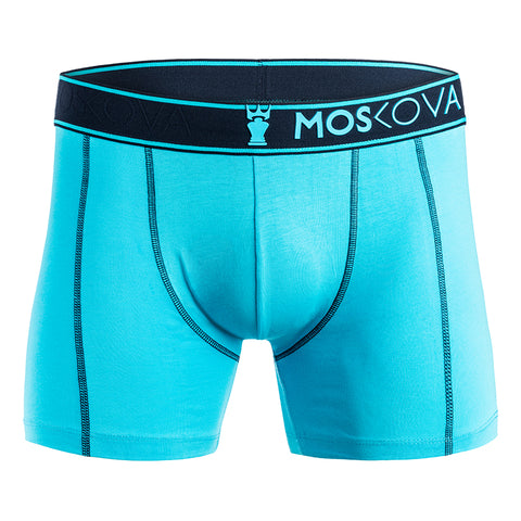 BOXER M2 COTTON - CYNV - CYAN/NAVY