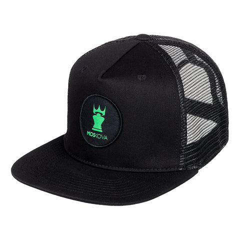 PATCH CROWN TRUCKER BLACK/GREEN