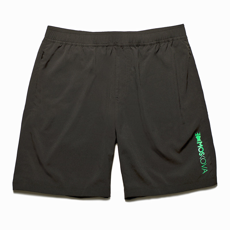 GYMSHORTSBLACK/GREEN