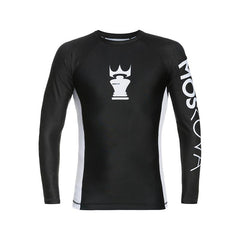 MOSKOVA TRAINING RASHGUARD BLACK/WHITE - LONG SLEEVES – Moskova